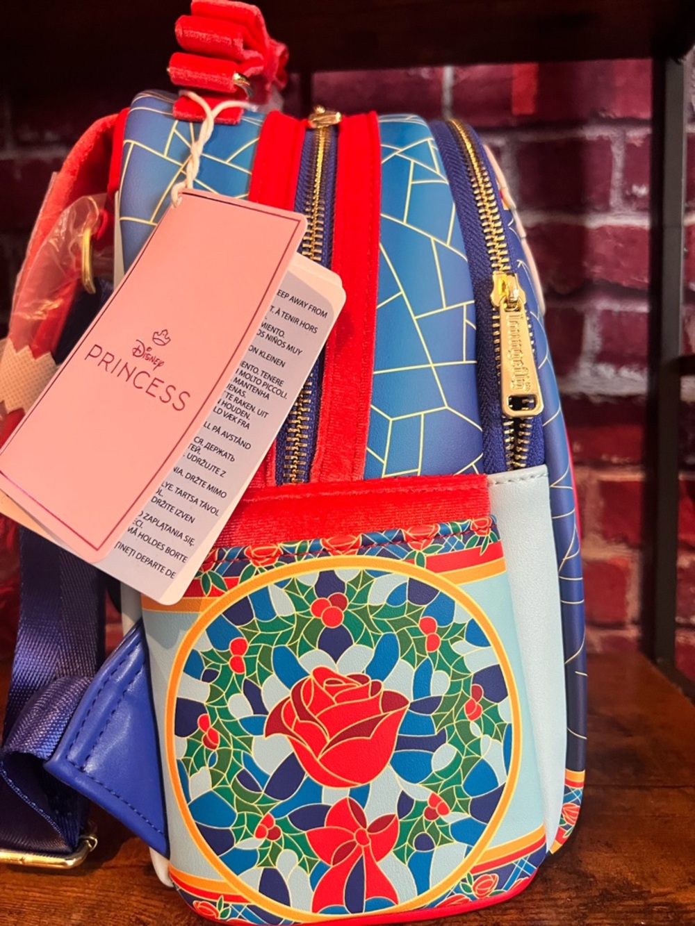 Disney Loungefly Beauty and the Beast Mini Backpack - Picture 2 of 5